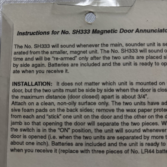 Magnetic Door Annunciation - Picture 3 of 4